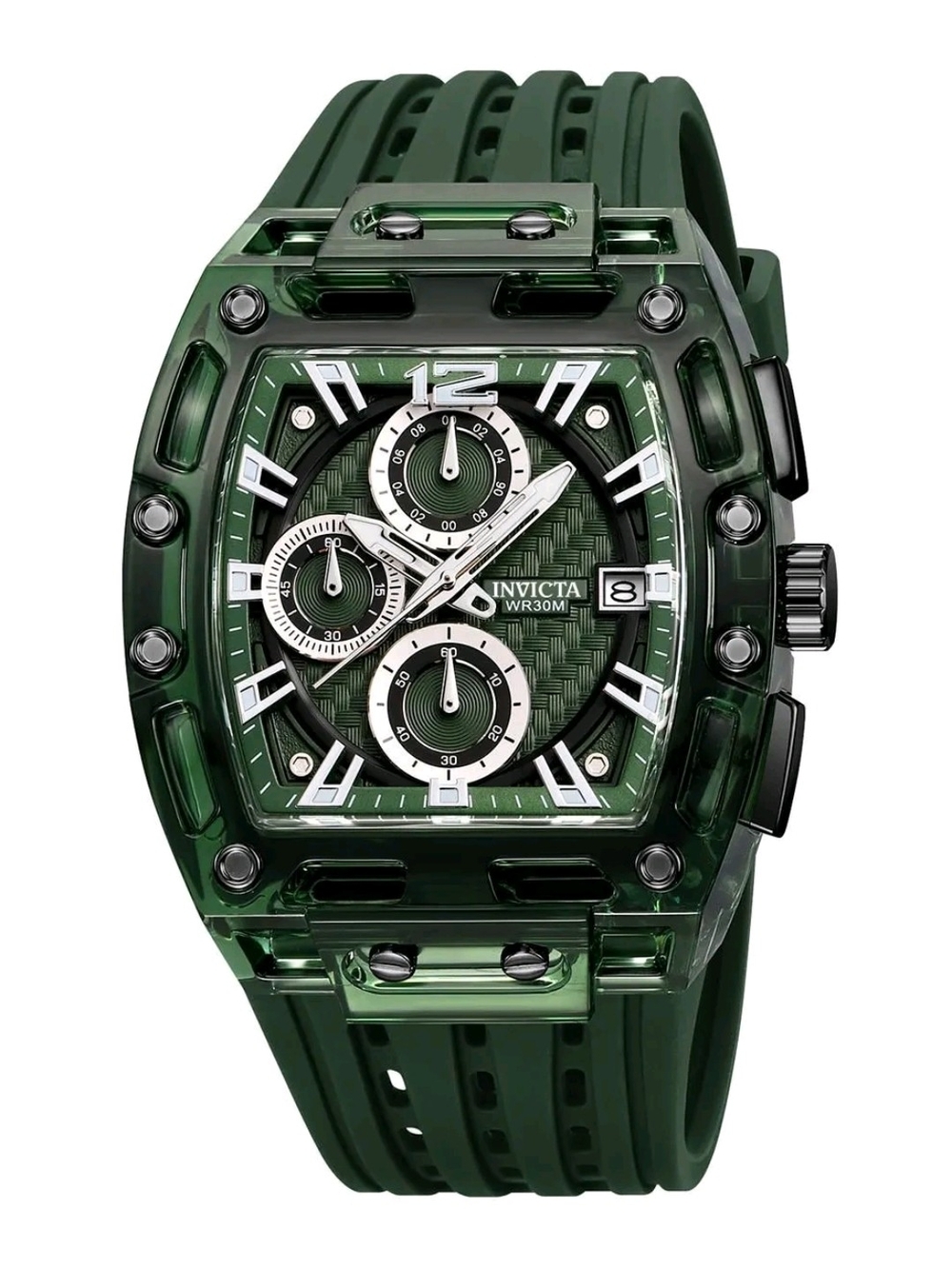Invicta Green Tonneau Chronograph Men’s Watch